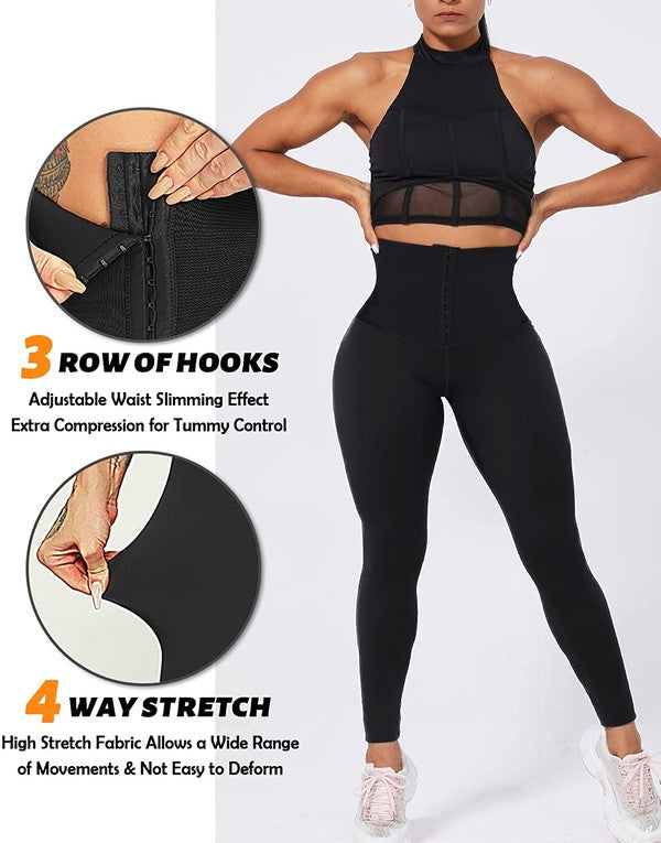 Corset Waist Buttery Soft leggings Body Shaper - ShopEbonyMonique