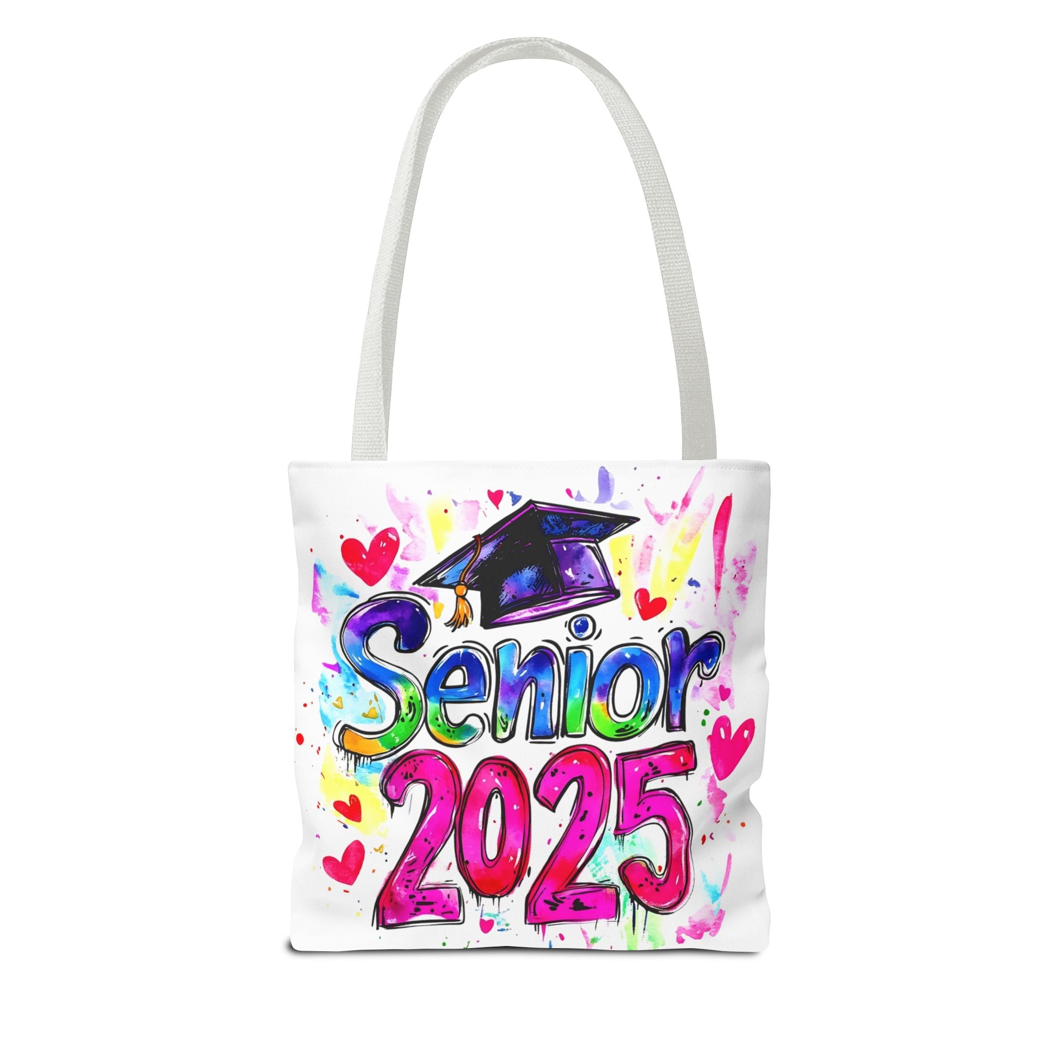 Colorful Senior 2025 Graduation Tote Bag