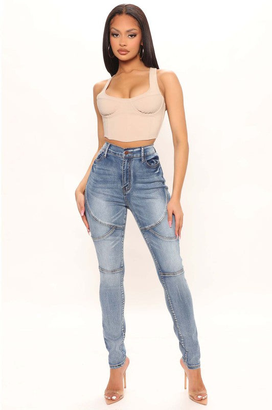 Skinny Denim Jeans - ShopEbonyMonique