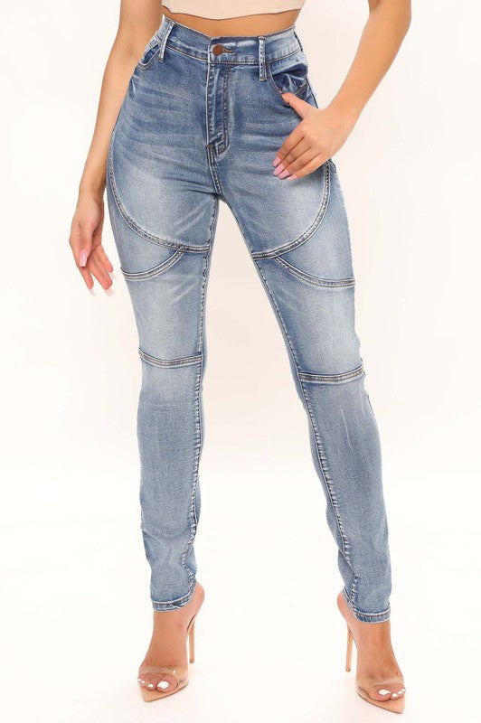 Skinny Denim Jeans - ShopEbonyMonique