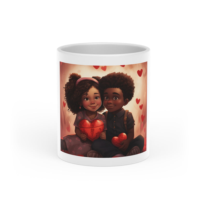 Young Love Heart-Shaped Mug - ShopEbonyMonique