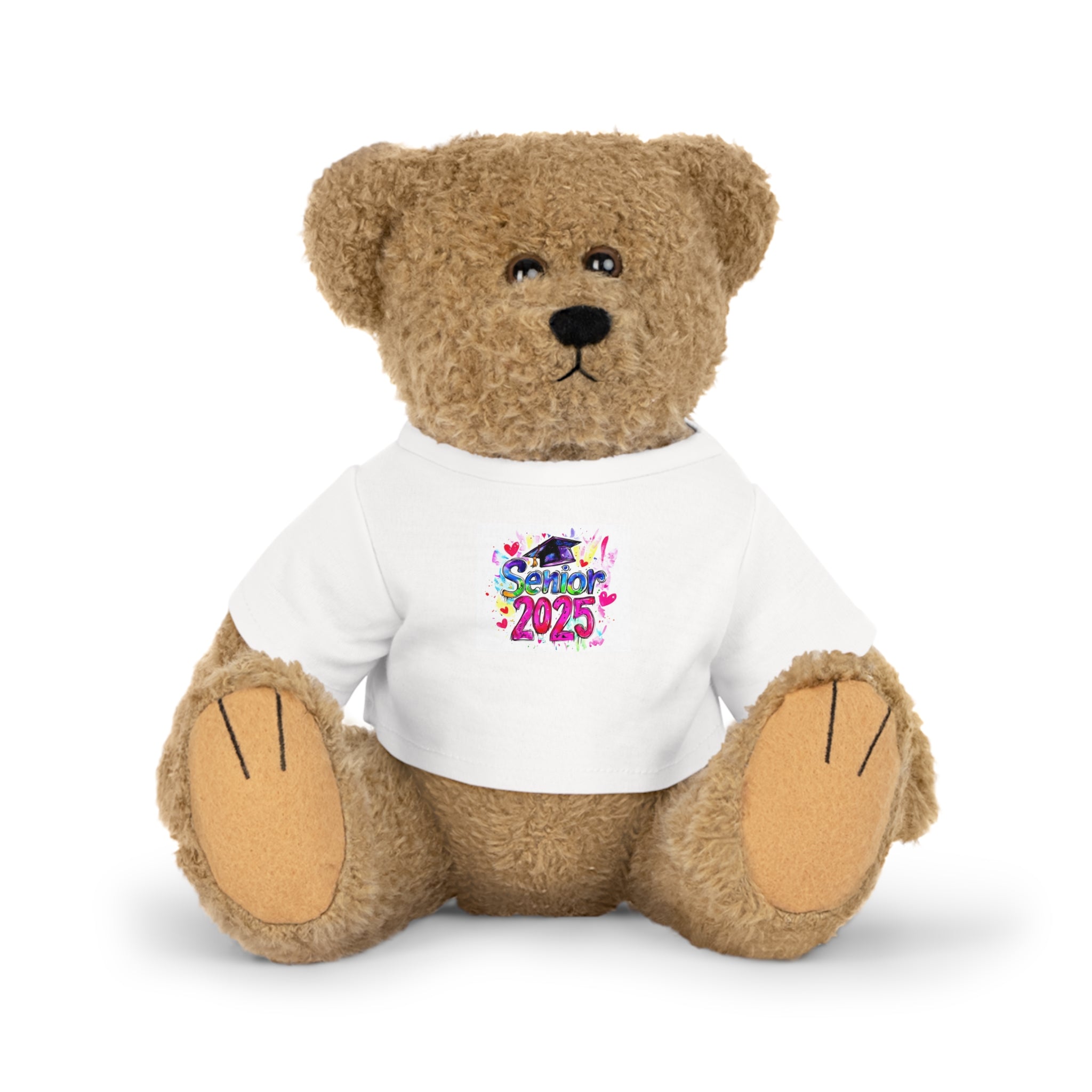 Graduation Plush Toy with Custom T-Shirt - 2025 Celebration Bear