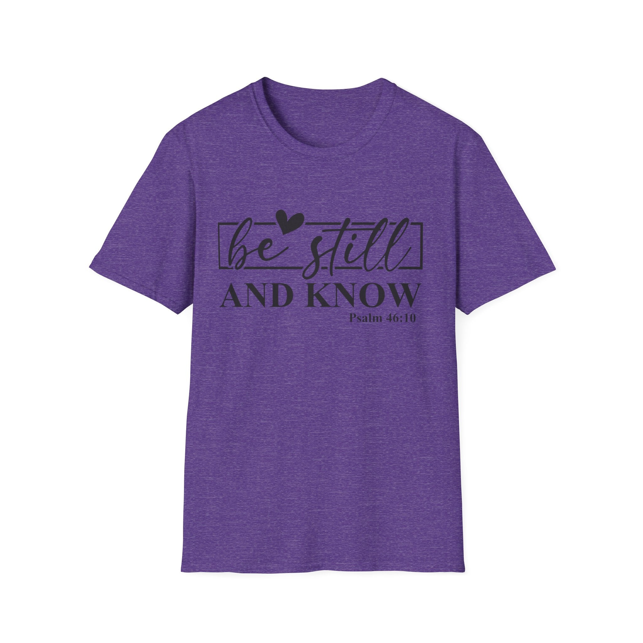 Be Still and Know Unisex T-Shirt | Inspirational Faith Shirt | Comfortable Softstyle Tee for Everyday Wear | Perfect for Gifts, Church [...]