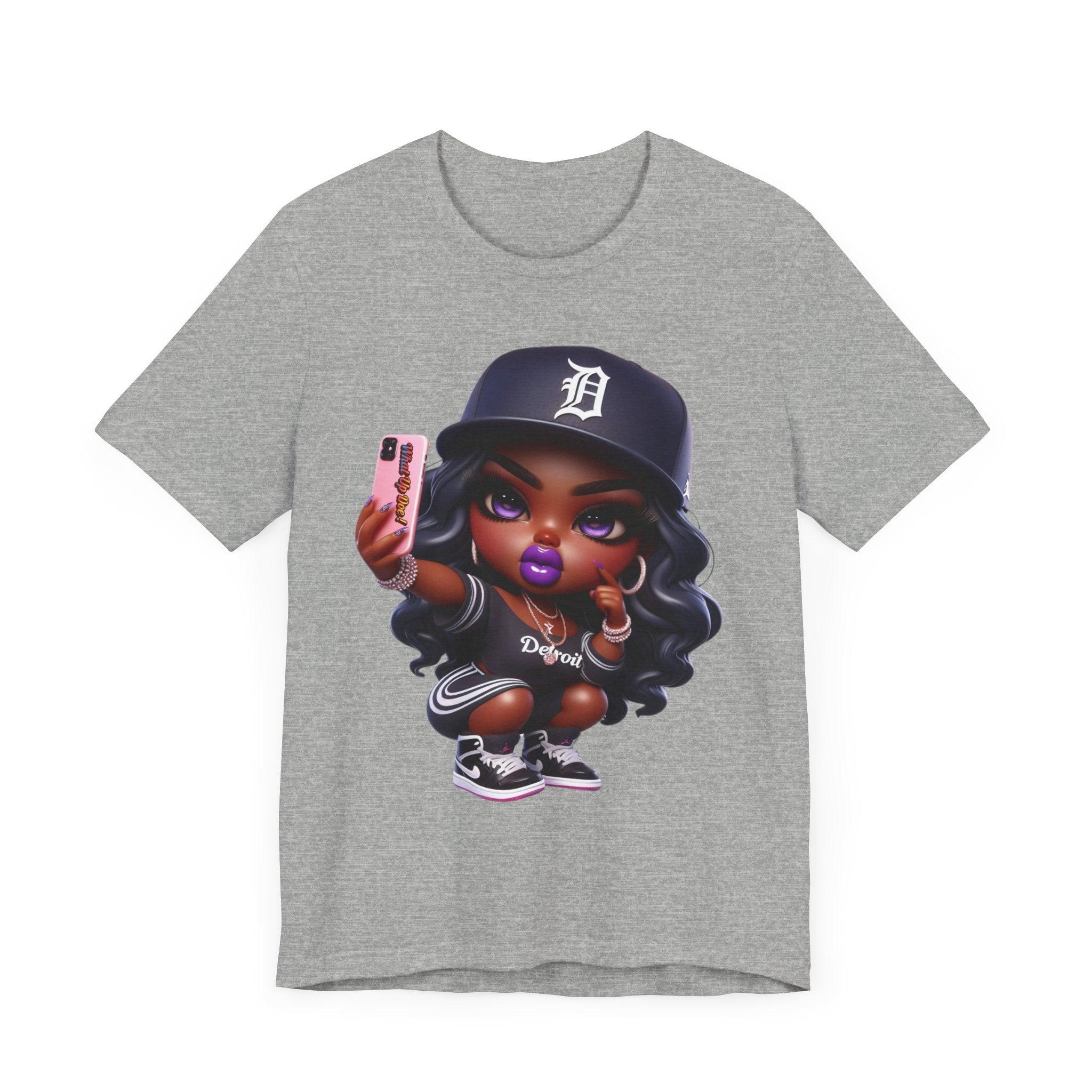 What Up Doe Trendy Graphic Tee for Selfie Lovers - Unisex Jersey Short Sleeve