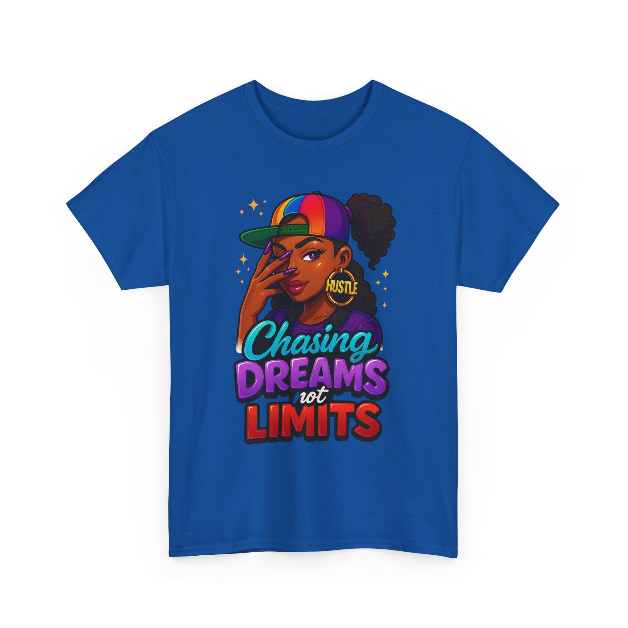 Chasing Dreams Unisex Heavy Cotton Tee - Inspirational Hustle Shirt
