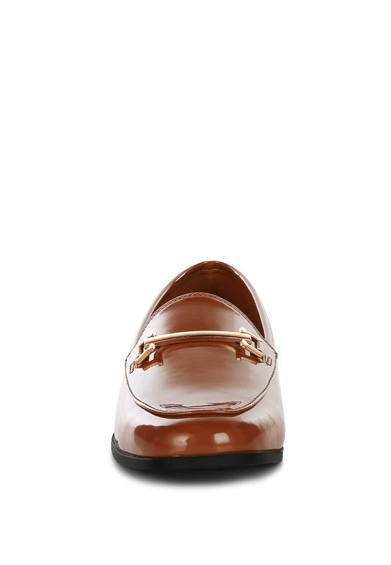 EM Faux Leather Semi Casual Loafers - ShopEbonyMonique