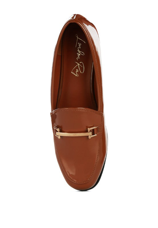 EM Faux Leather Semi Casual Loafers - ShopEbonyMonique