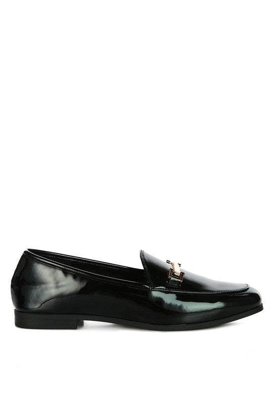 EM Faux Leather Semi Casual Loafers - ShopEbonyMonique