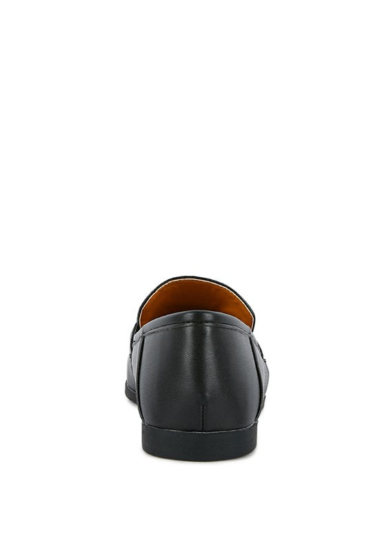 EM Semi Casual Faux Leather Loafers - ShopEbonyMonique