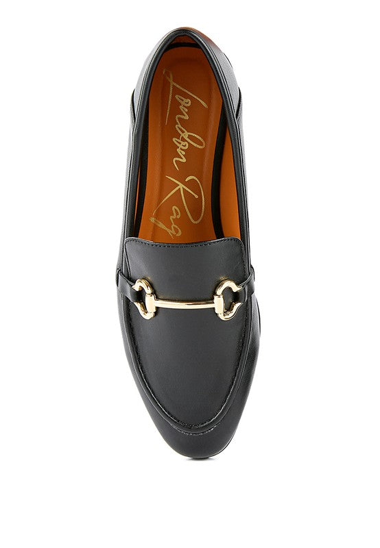 EM Semi Casual Faux Leather Loafers - ShopEbonyMonique