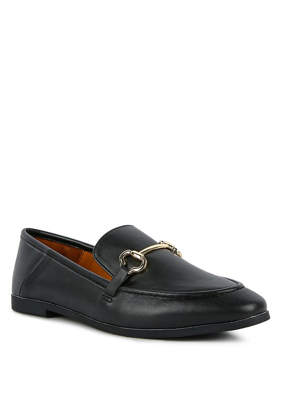 EM Semi Casual Faux Leather Loafers - ShopEbonyMonique