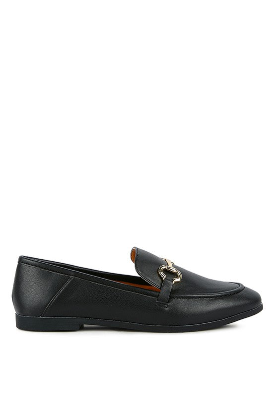 EM Semi Casual Faux Leather Loafers - ShopEbonyMonique