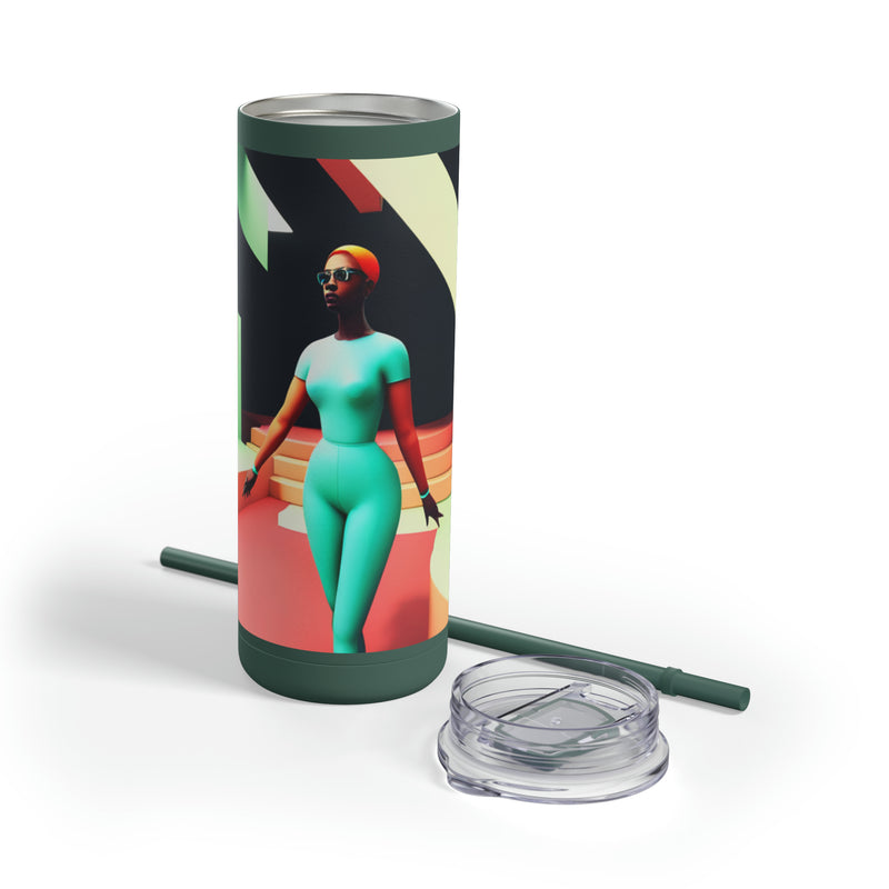 Woman of Color Skinny Matte Tumbler, 20oz - ShopEbonyMonique