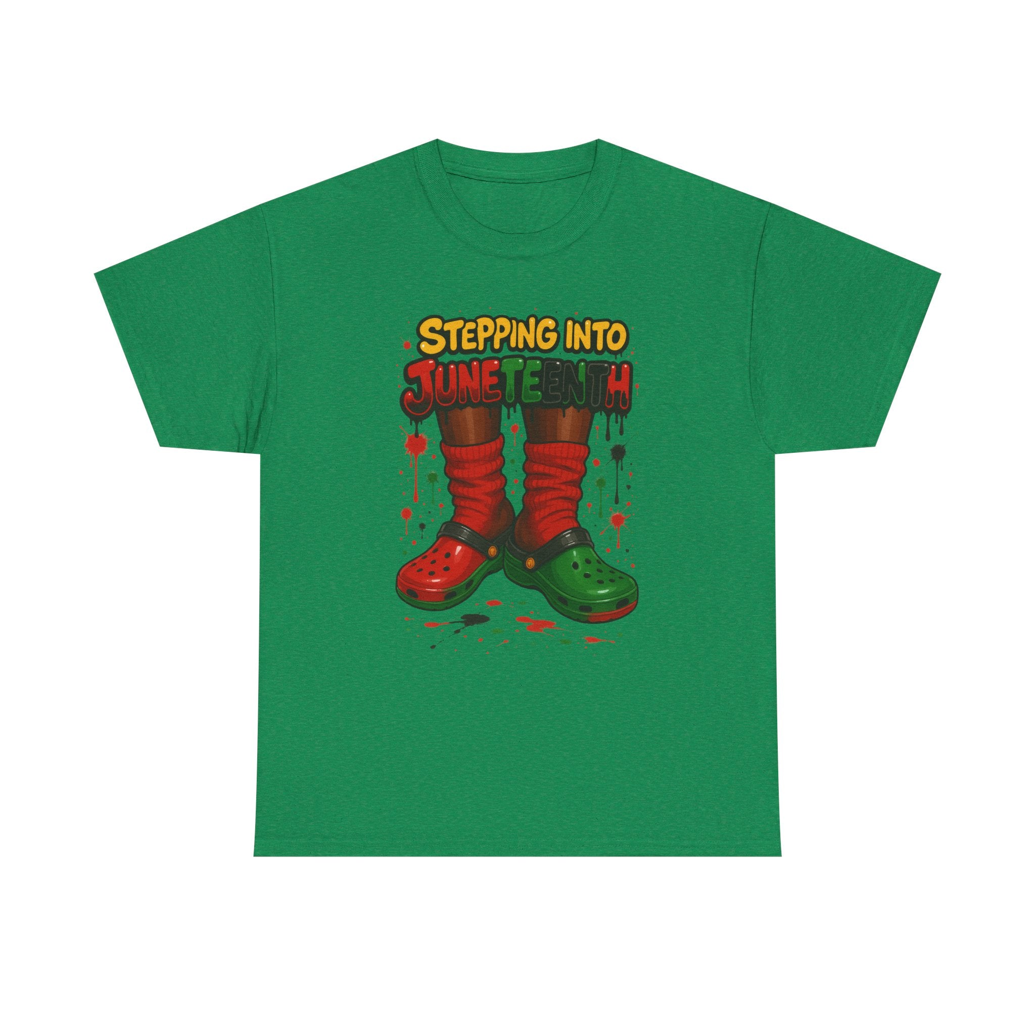 Stepping into the Holiday Spirit Tee - Fun Unisex Cotton T-Shirt, Christmas Gift, Holiday Apparel, Festive Wear, Casual Top, Unique Design