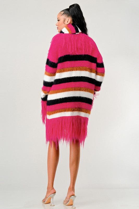 EMFuzzy Striped Sweater - ShopEbonyMonique