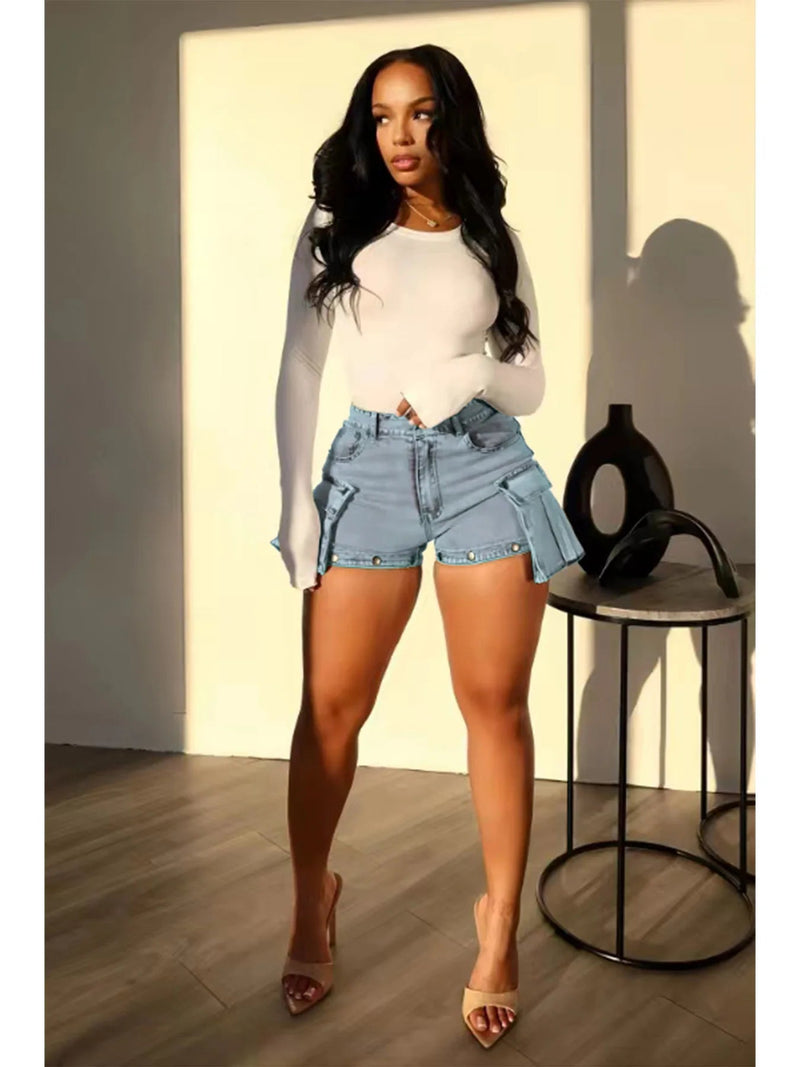 2024 Detachable Denim jeans to Shorts - ShopEbonyMonique
