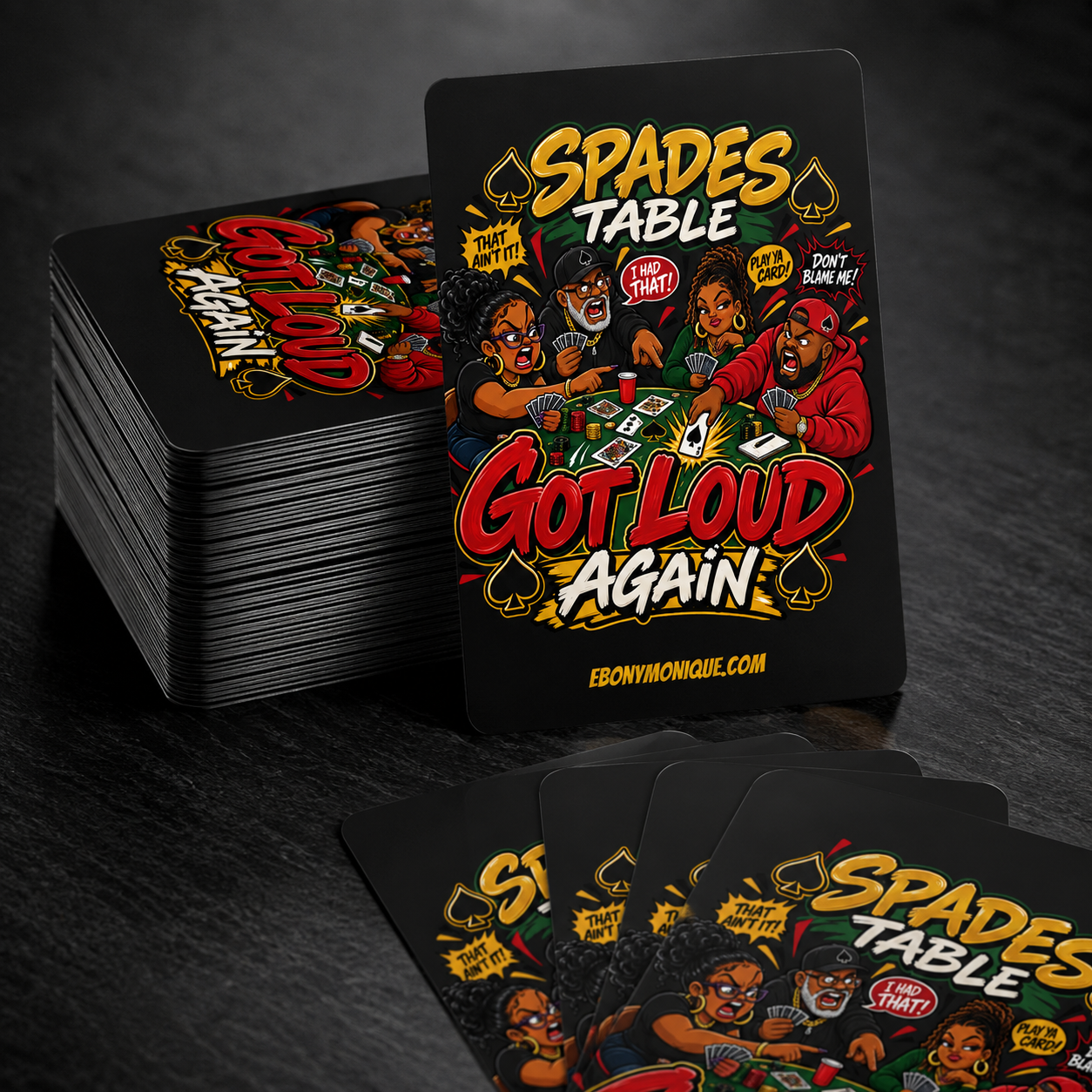 Spades Battle Poker Cards