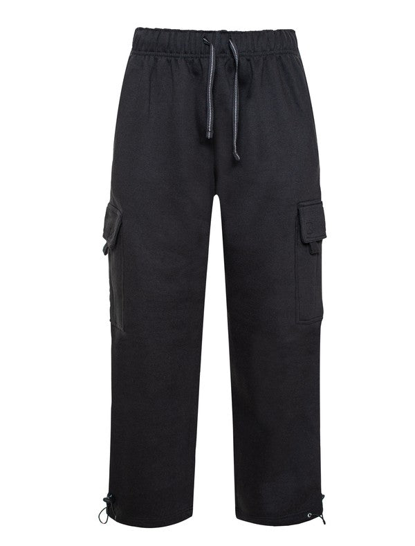 Heavyweight Fleece Cargo Pants - ShopEbonyMonique