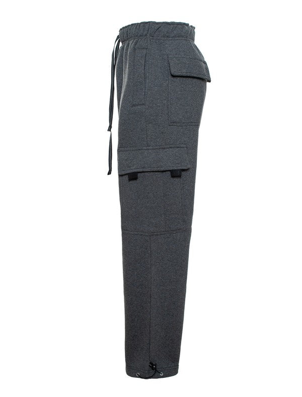 Heavyweight Fleece Cargo Pants - ShopEbonyMonique