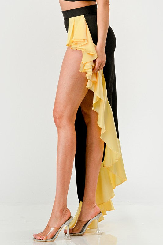 Sunset Ruffle Glamour Gown - ShopEbonyMonique