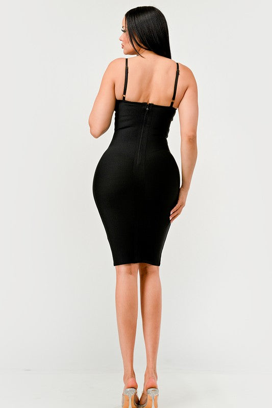 Maze Enigma Bodycon Dress - ShopEbonyMonique