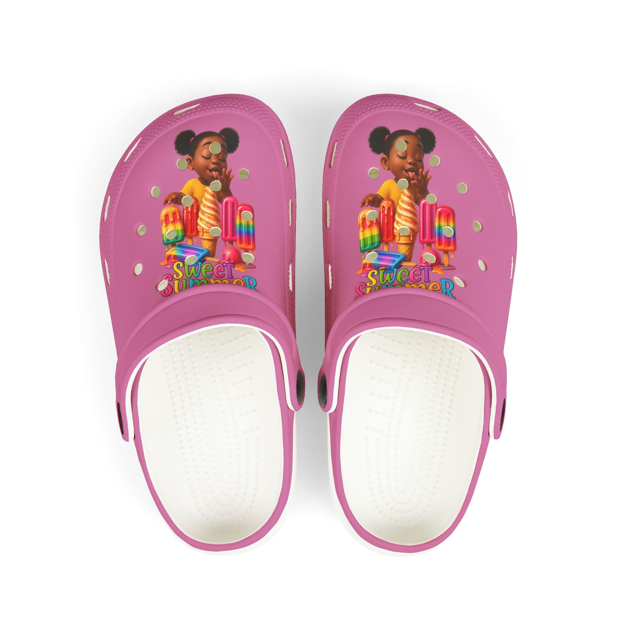 Sweet Summer Kids' EVA Foam Clogs - Fun and Colorful Footwear