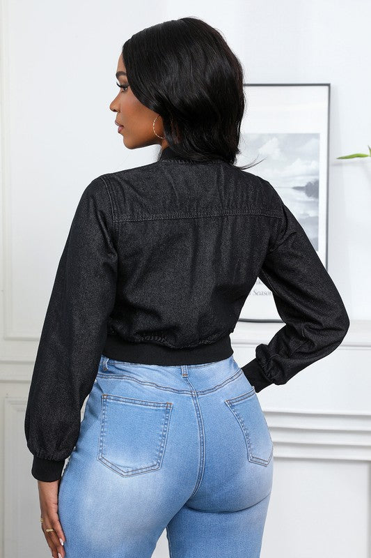 WOMEN FASHION DENIM JACKET - ShopEbonyMonique