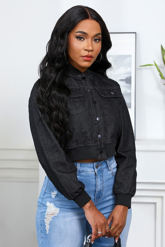 WOMEN FASHION DENIM JACKET - ShopEbonyMonique