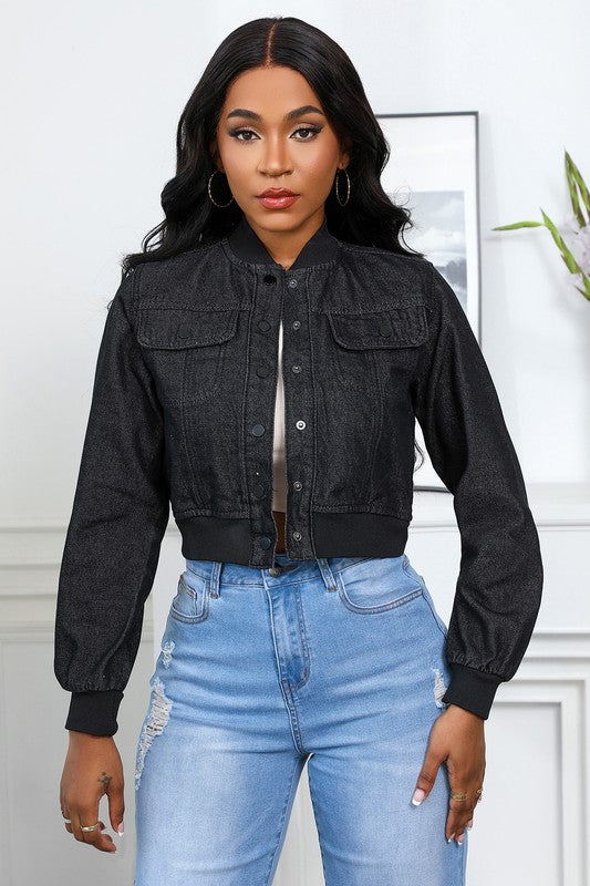 WOMEN FASHION DENIM JACKET - ShopEbonyMonique