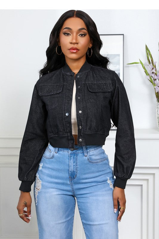 WOMEN FASHION DENIM JACKET - ShopEbonyMonique