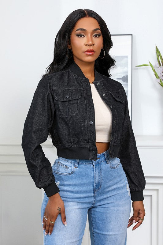 WOMEN FASHION DENIM JACKET - ShopEbonyMonique