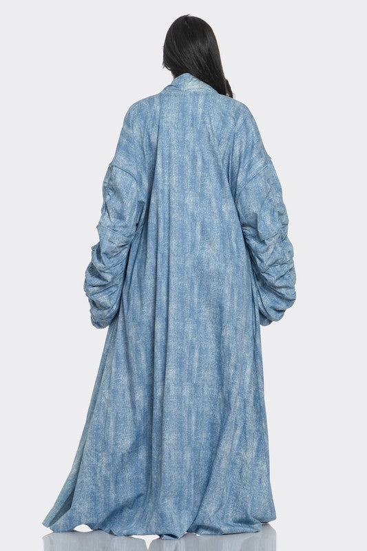 Maxi Denim Duster Coat - ShopEbonyMonique