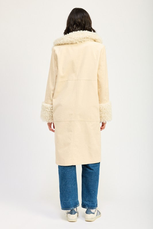 FAUX MID TRENCH COAT - ShopEbonyMonique