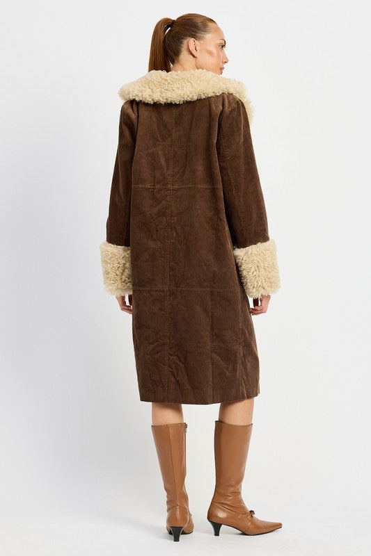 FAUX MID TRENCH COAT - ShopEbonyMonique