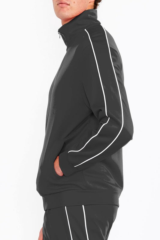 Mens Side Pocket Track Jacket