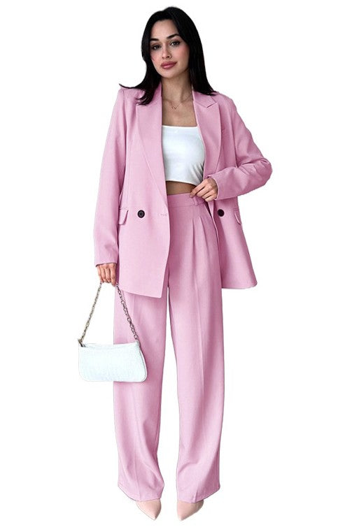 EM WOMEN FASHION BLAZERS SUIT SET - ShopEbonyMonique