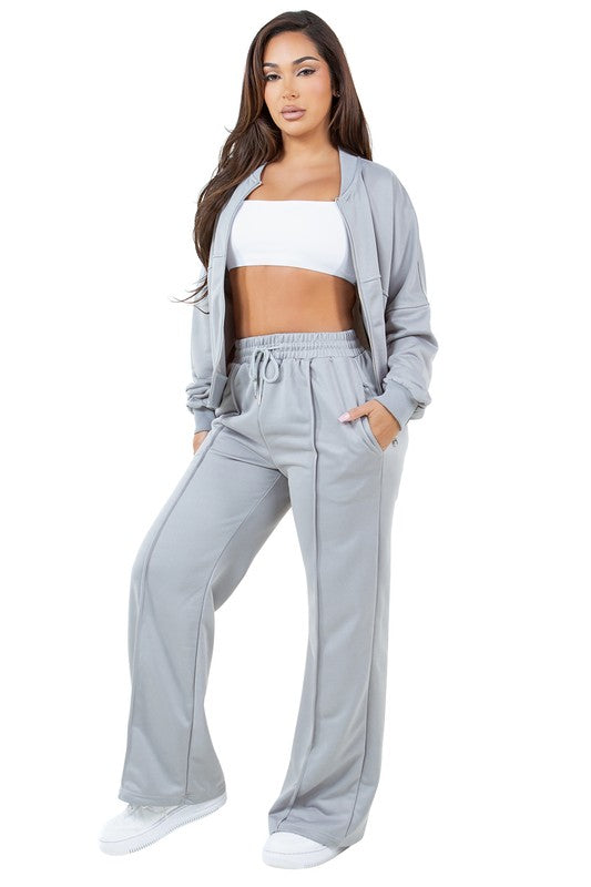 EM Ribbed Pocket Jogging Set - ShopEbonyMonique