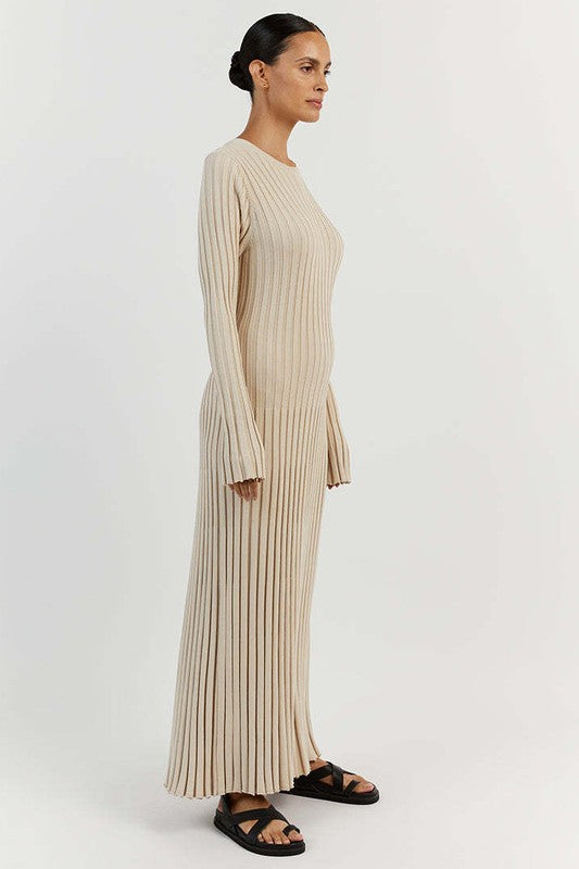 EM FASHION KNITWEAR LONG MAXI DRESS - ShopEbonyMonique