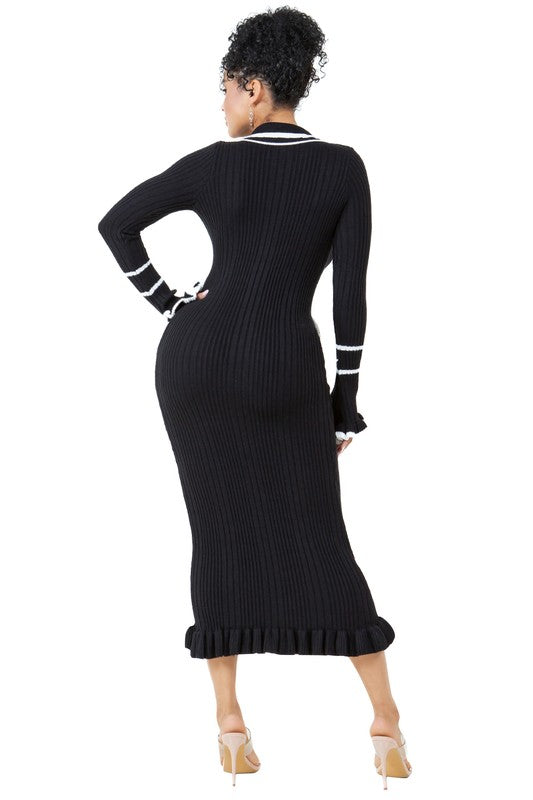 Jazzy Knit Dress - ShopEbonyMonique