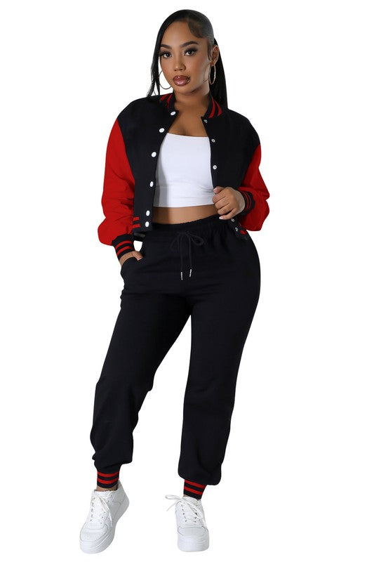 Women Bomber Set - ShopEbonyMonique