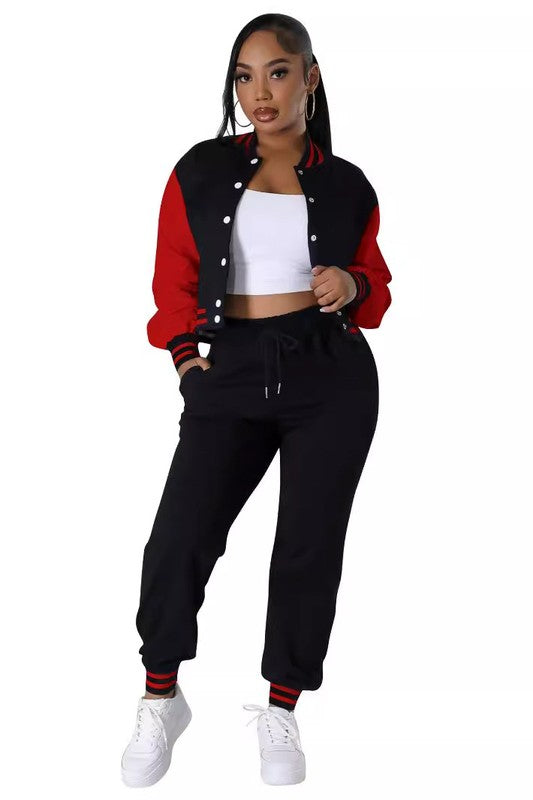 Women Bomber Set - ShopEbonyMonique