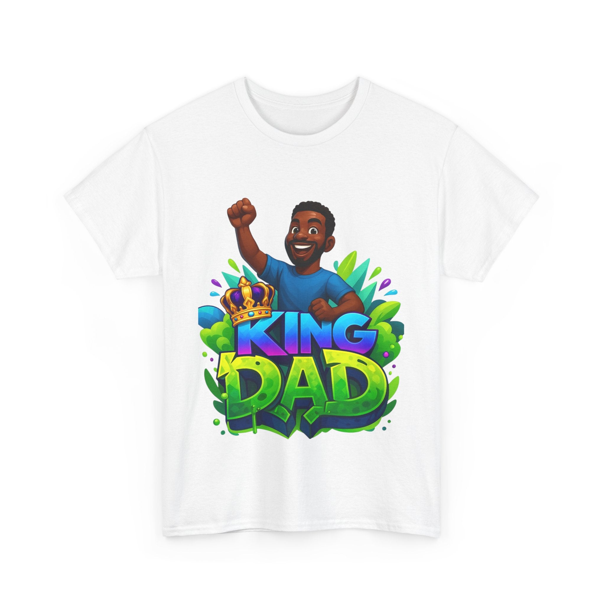 King Dad Unisex Tee, Father's Day Gift, Dad Shirt, Fun T-Shirt, Gift for Dad, Dad Apparel, Family Celebration Clothing