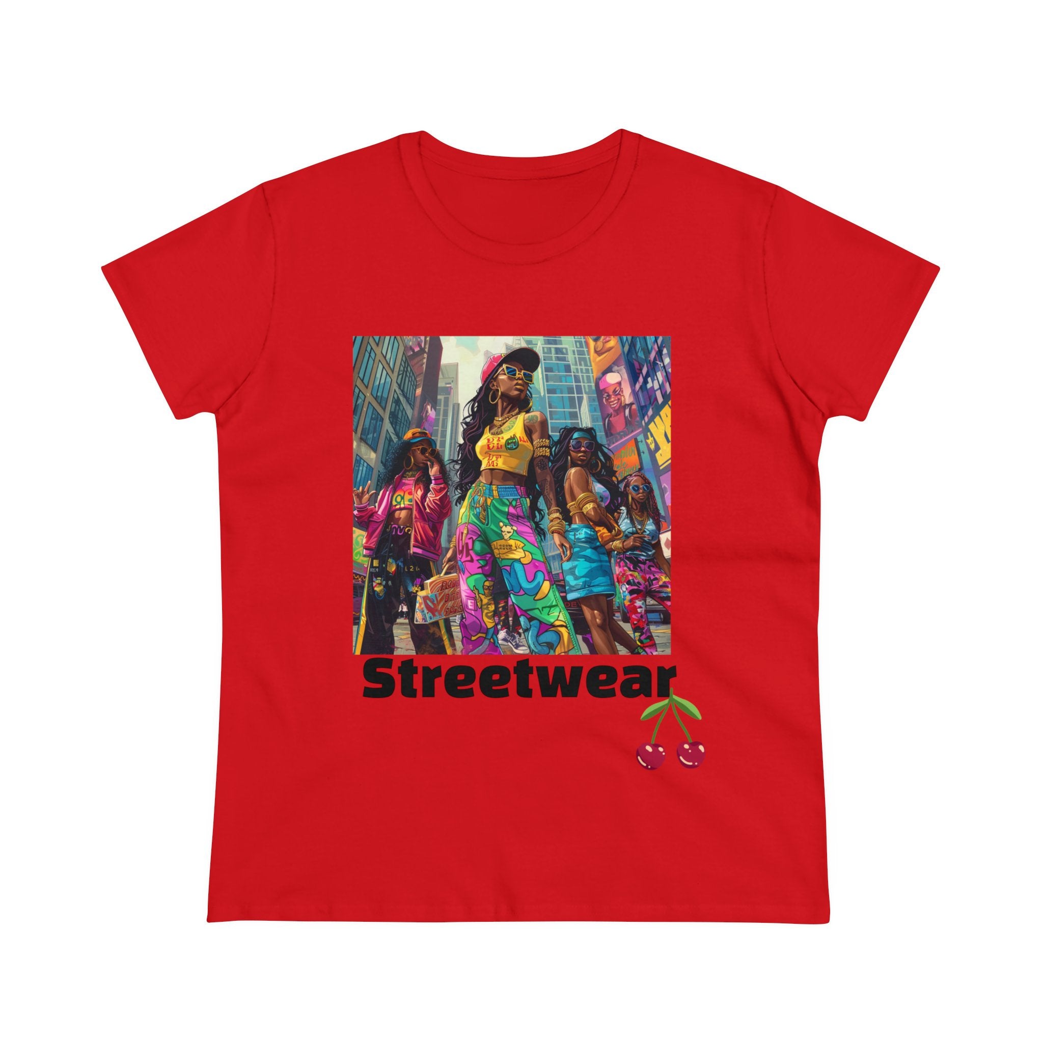 Streetwear Women's Cotton Tee - ShopEbonyMonique