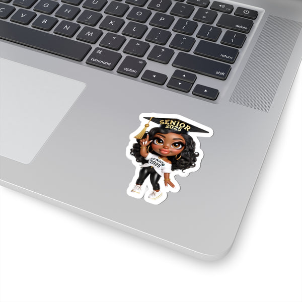 Senior Graduation 2025 Kiss-Cut Sticker - Celebrate Achievement with Fun Design