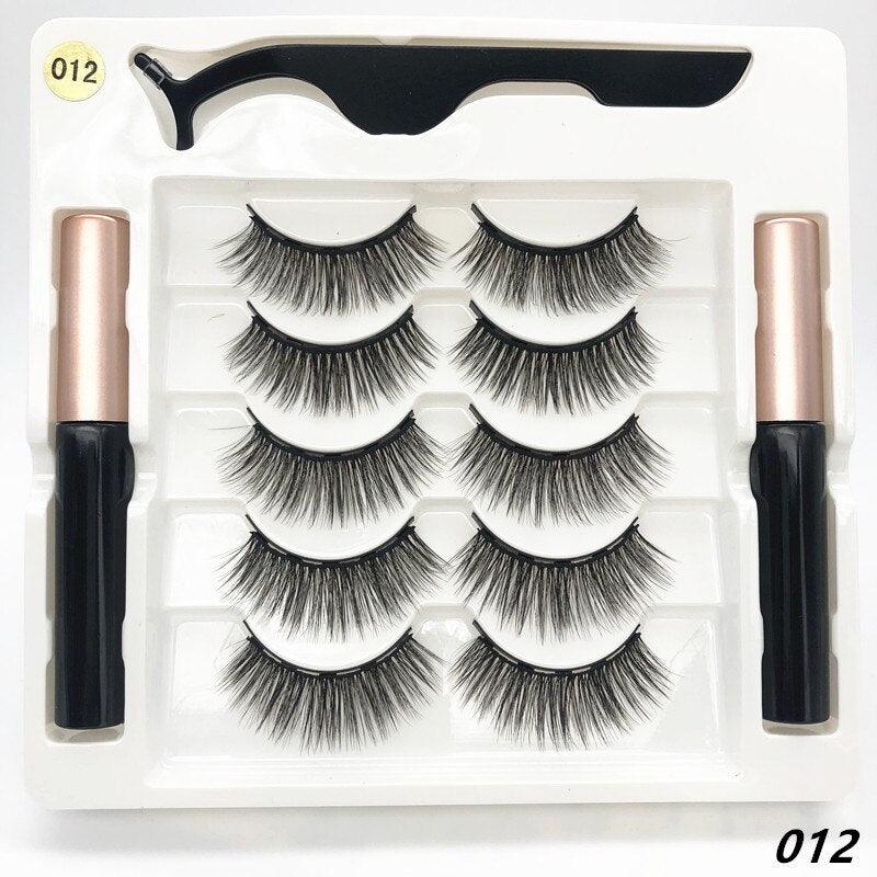 3/5 pairs of Natural Magnetic Eyelashes - ShopEbonyMonique