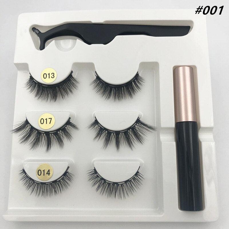 3/5 pairs of Natural Magnetic Eyelashes - ShopEbonyMonique