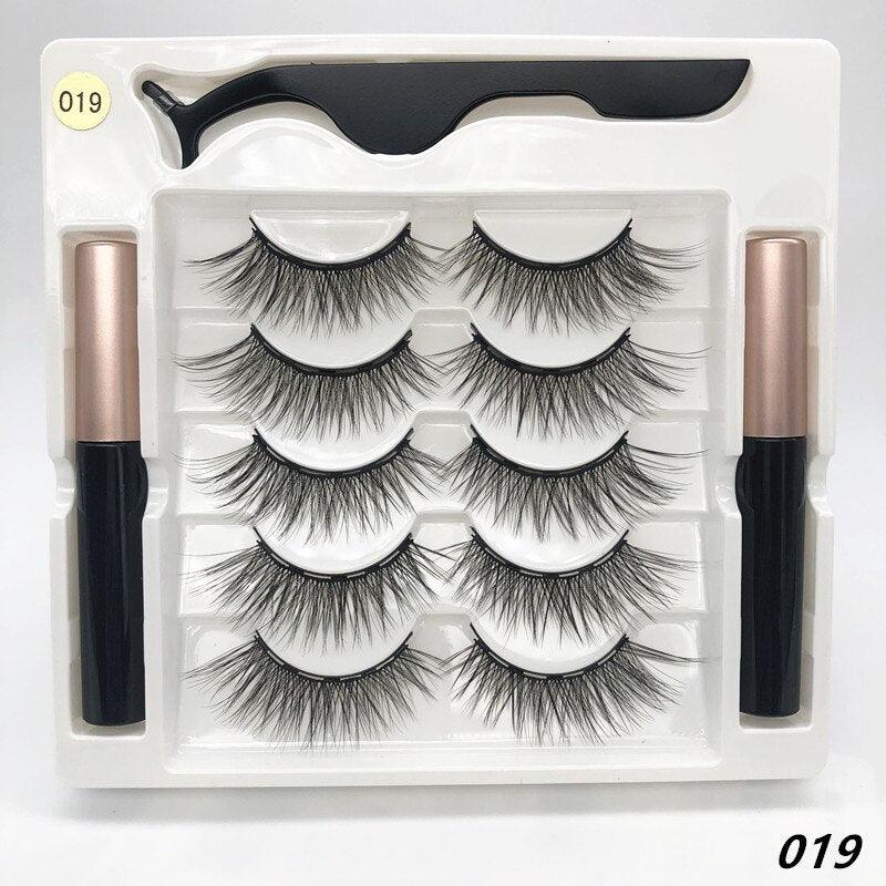 3/5 pairs of Natural Magnetic Eyelashes - ShopEbonyMonique