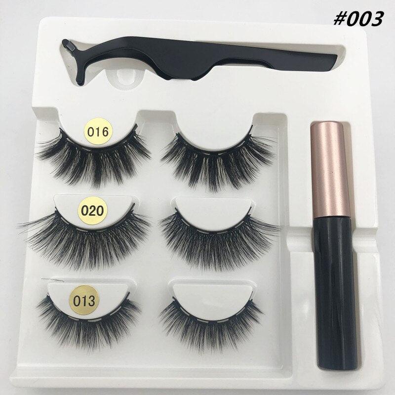 3/5 pairs of Natural Magnetic Eyelashes - ShopEbonyMonique