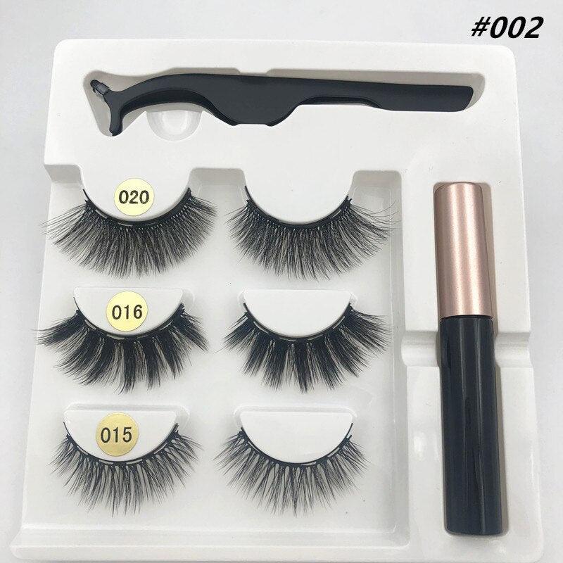 3/5 pairs of Natural Magnetic Eyelashes - ShopEbonyMonique