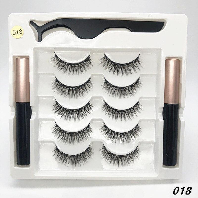 3/5 pairs of Natural Magnetic Eyelashes - ShopEbonyMonique